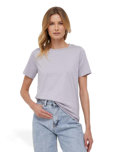 Tričko CALVIN KLEIN Round-neck Tee Fialová | K20K205410