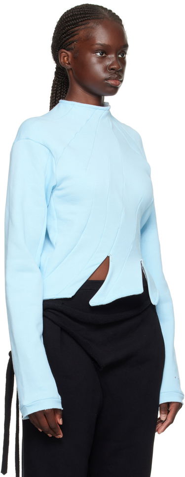 Mikina Ottolinger Ottolinger Multiline Sweatshirt Modrá | 1503402, 1