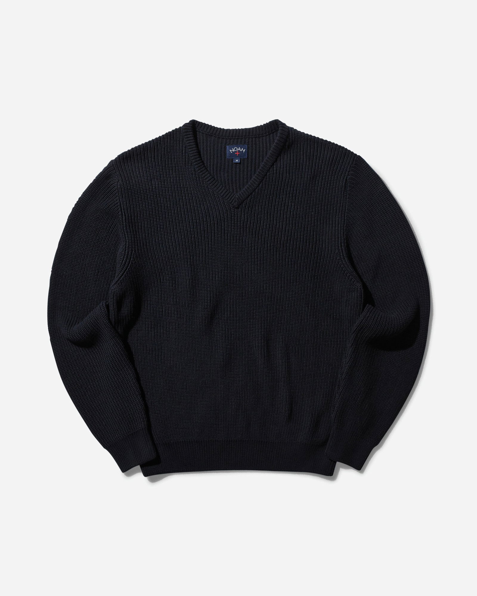 V-Neck Shaker Stitch Sweater