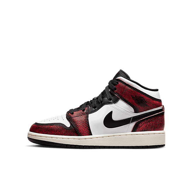 Tenisky a topánky Jordan Air Jordan 1 Mid SE "Wear-Away" GS Červená | FB0568-006, 0