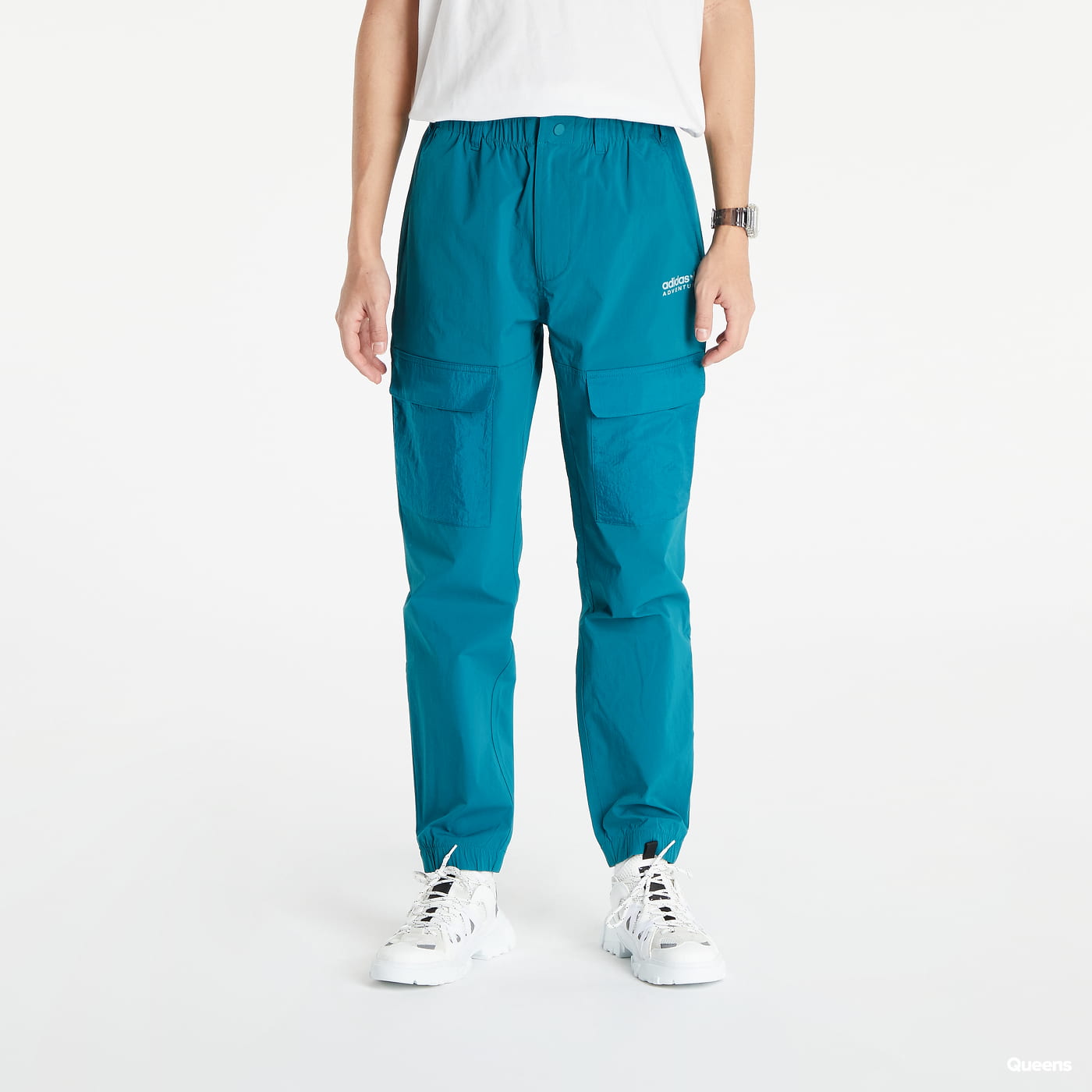 Cargo nohavice adidas Originals Adventure DM Cargo Pants Modrá | HF4800, 0