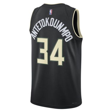 Dres Jordan Giannis Antetokounmpo Bucks Statement Edition 2020 Jersey Čierna | CV9484-010, 1