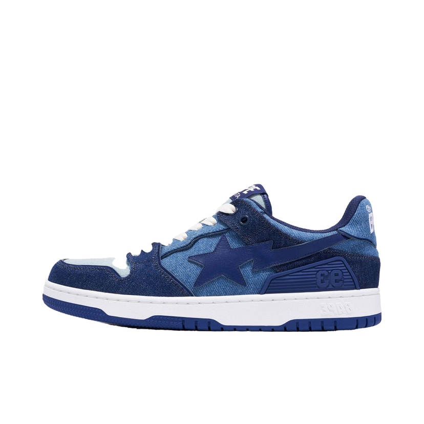 Tenisky a topánky BAPE A Bathing Ape Sk8 Sta "Indigo Denim" Navy | 001FWJ301022_ING/001FWJ302022_ING