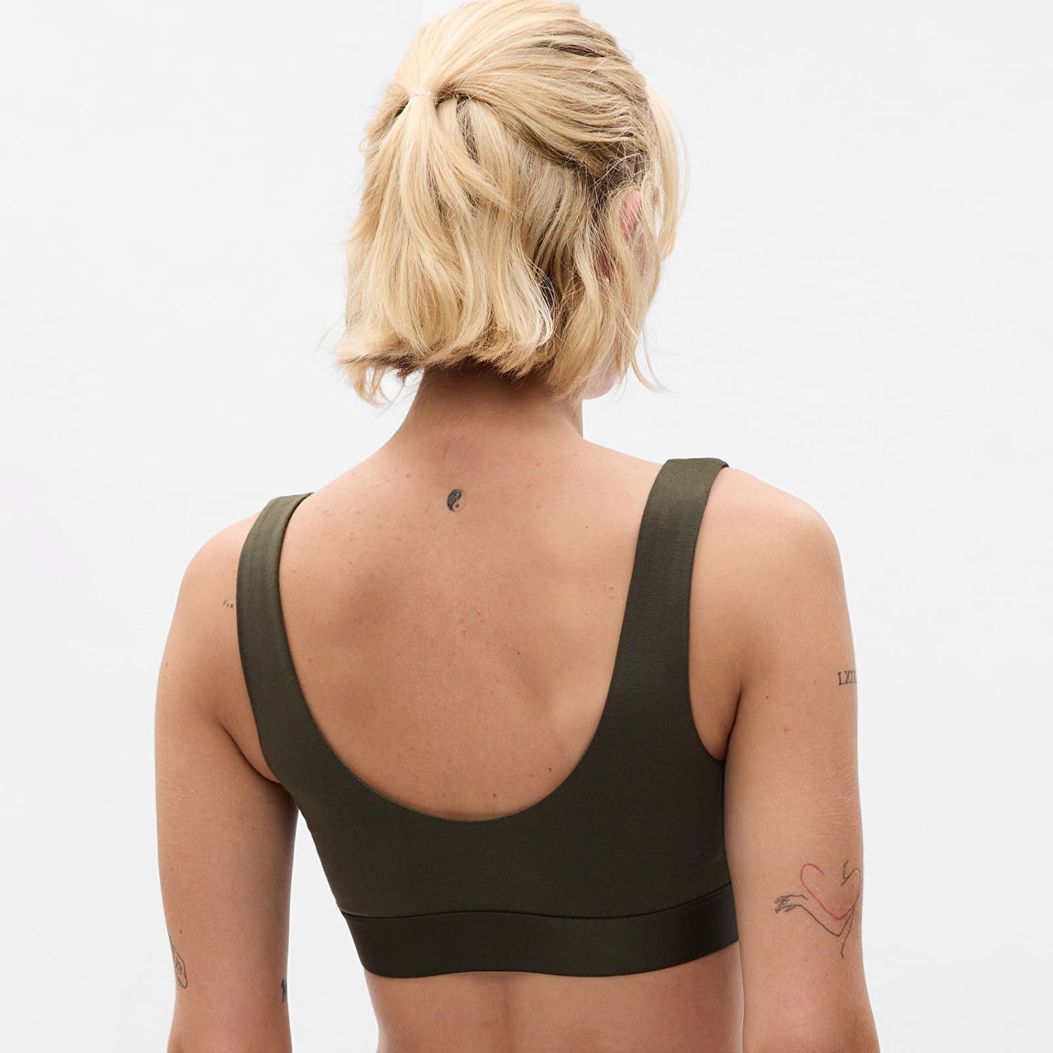 Podprsenka GAP GAP Logo Bralette Zelené | 655078-03, 1