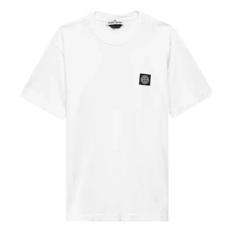 Tričko Stone Island Patch Logo T-Shirt Biela | 741524113-V0001