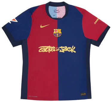 Dres Nike FC Barcelona x Travis Scott Limited Edition Match Home 2024/25 Jersey Blue/Scarlet Červená | FN8775-455, 0