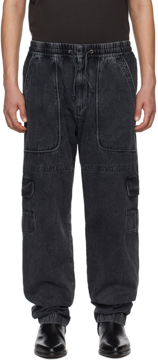 Cargo nohavice ISABEL MARANT Vanni Cargo Pants Čierna | 24PPA0110HB-B1H06H, 0