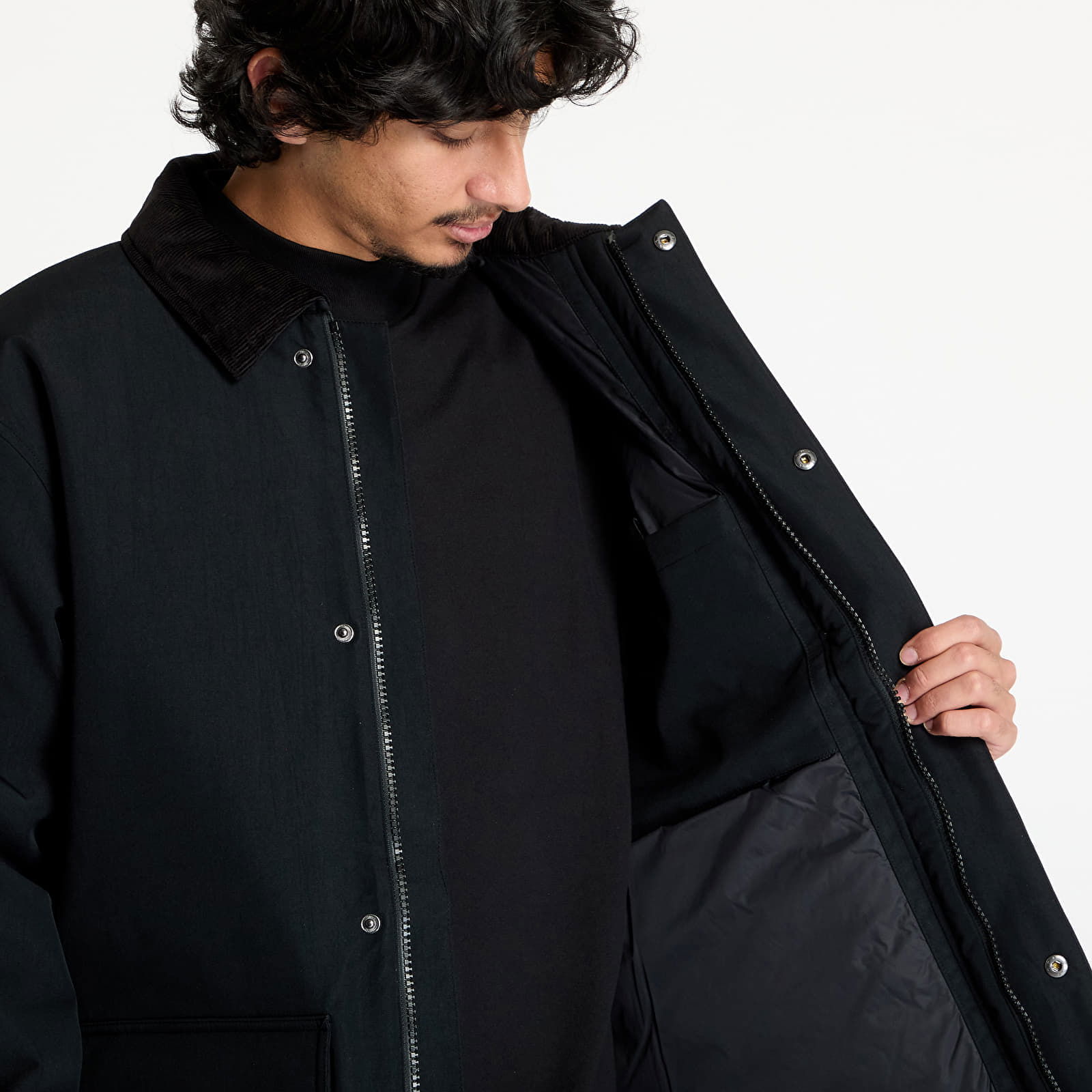 Jacket Clarton Coat UNISEX Black/ Black XS