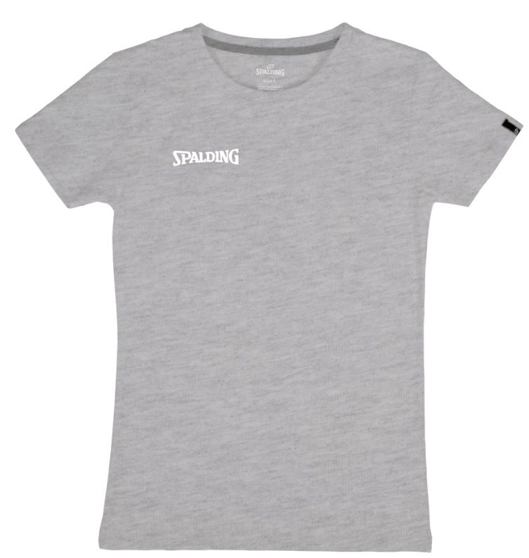 Tričko Spalding Spalding Essential T-Shirt Šedá | 40221630-greymelange, 0