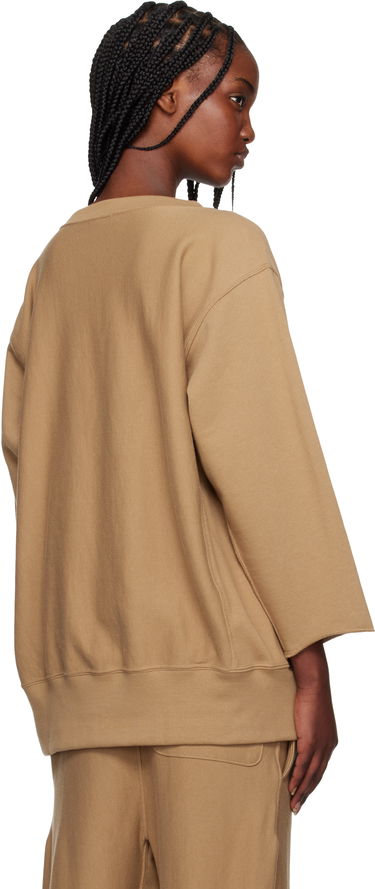 Sveter UNDERCOVER Champion Edition Beaded Logo Appliqué Sweatshirt by UNDERCOVER Hnedá | UC1E4810-1, 2