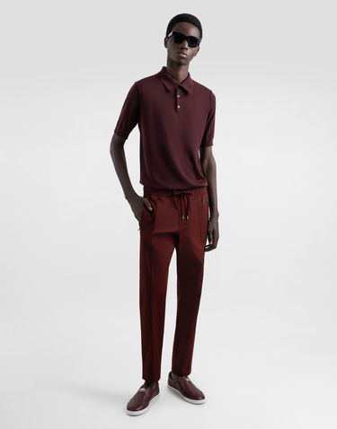 Tepláky Dolce & Gabbana Dolce & Gabbana Cotton Jogging Pants With Tag Vínová | GYACETFUFNVM5039, 1
