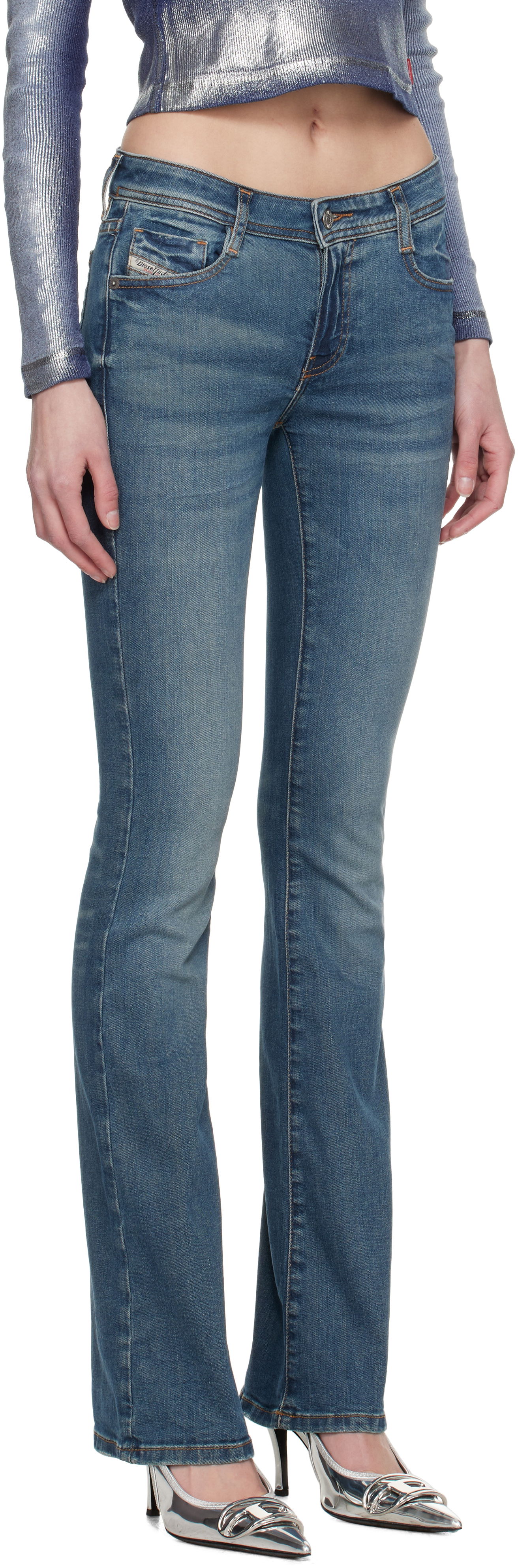 Džínsy Diesel Bootcut 1969 D-Ebbey Jeans Modrá | A11003 0BMBT, 1