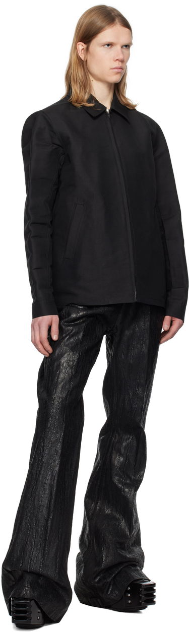 Bunda Rick Owens Rick Owens Hollywood Heavy Brad Jacket Čierna | RU01E5764 FH, 3