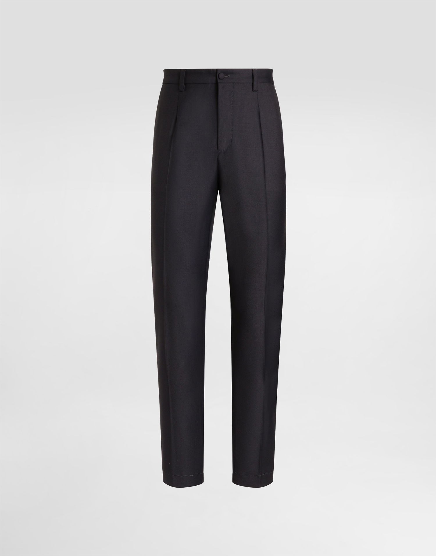 Nohavice Dolce & Gabbana Dolce & Gabbana Wool Twill Trousers Čierna | GW13ETFU269B0665, 0