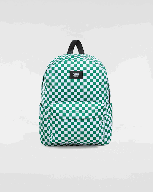 Batoh Vans Old Skool Grom Check Backpack Zelené | VN000J3KJ5F, 0