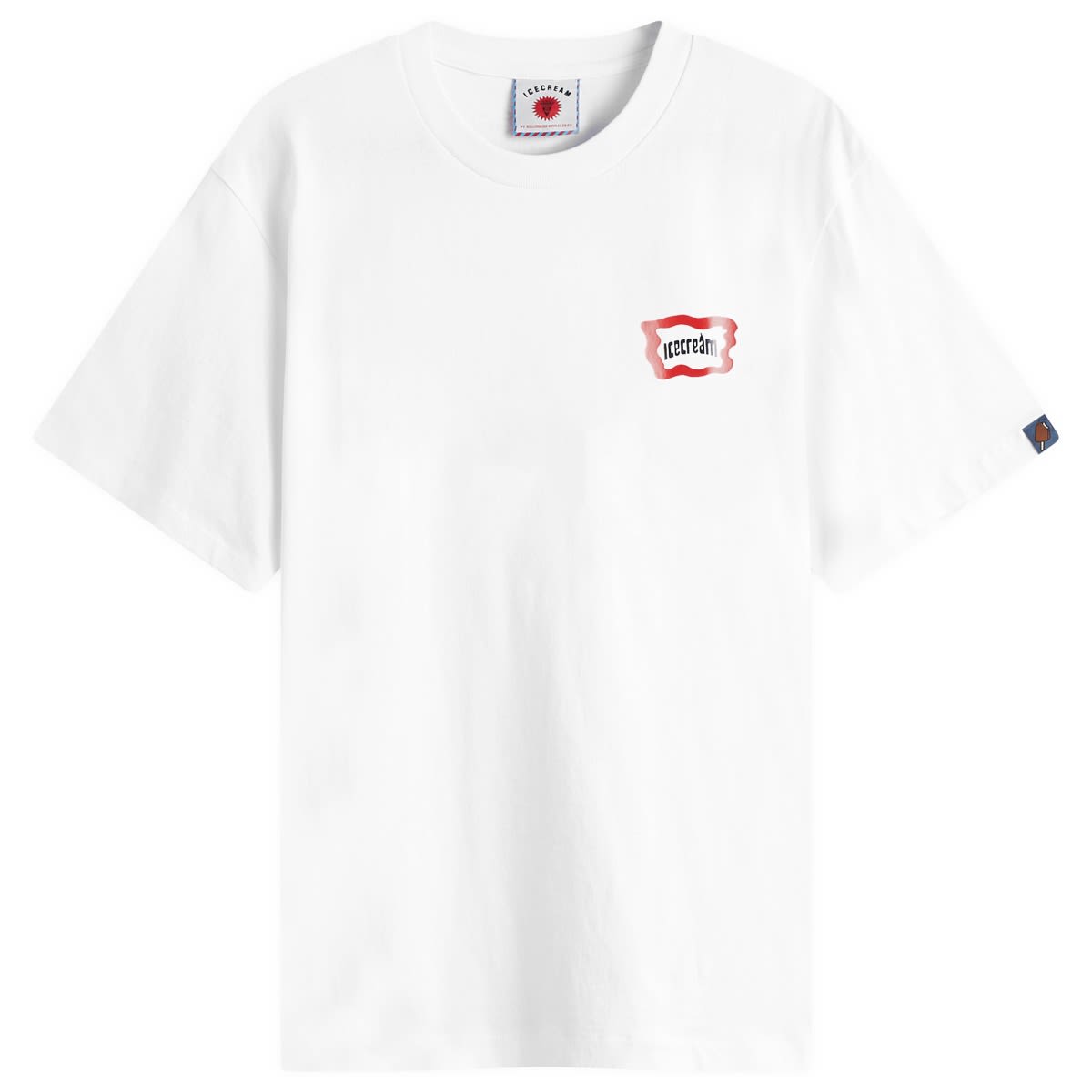 Tričko BBC IceCream ICECREAM Roundabout T-Shirt, Size Large Biela | IC24460-WHT, 0