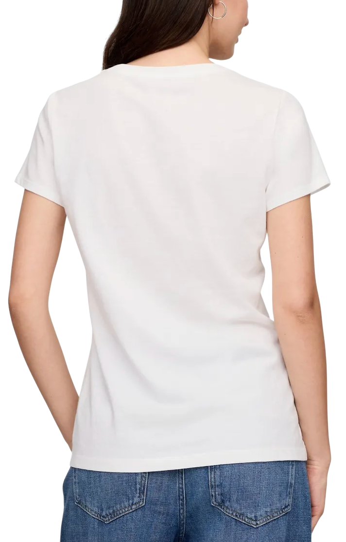 Tričko GAP T-Shirt Classic Logo Bandana Pattern Biela | 776775-03, 1