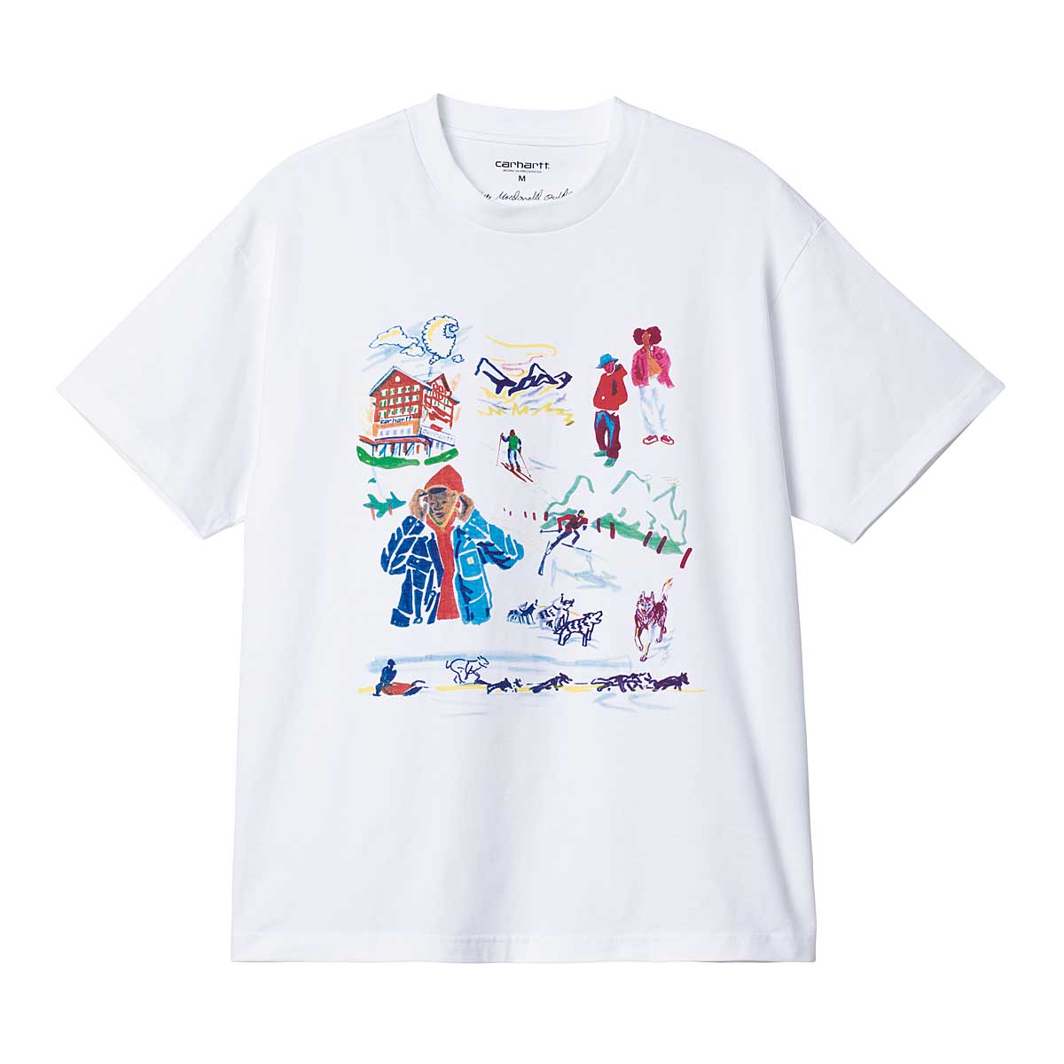 Tričko Carhartt WIP S/S Ollie Mac Chalet T-Shirt Biela | I032409.02XX, 1