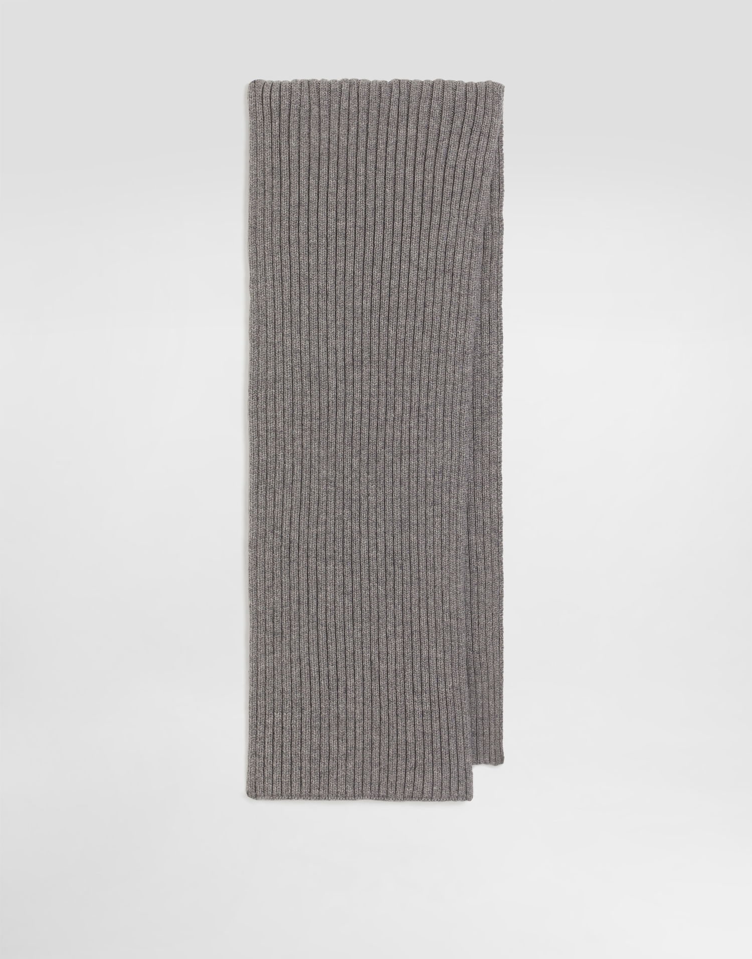 Šál Dolce & Gabbana Dolce & Gabbana Ribbed Knit Scarf Šedá | LBKAH3JGMBJS8291, 1