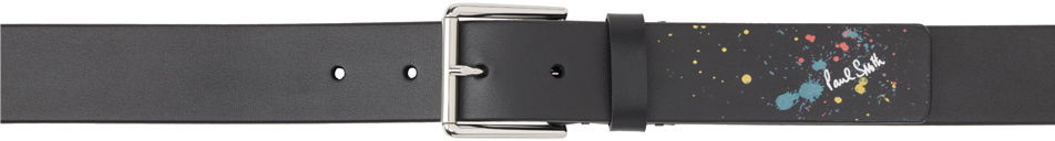 Opasok Paul Smith Paul Smith Printed Leather Belt Čierna | M1A-7251-KSPLAT-79, 0