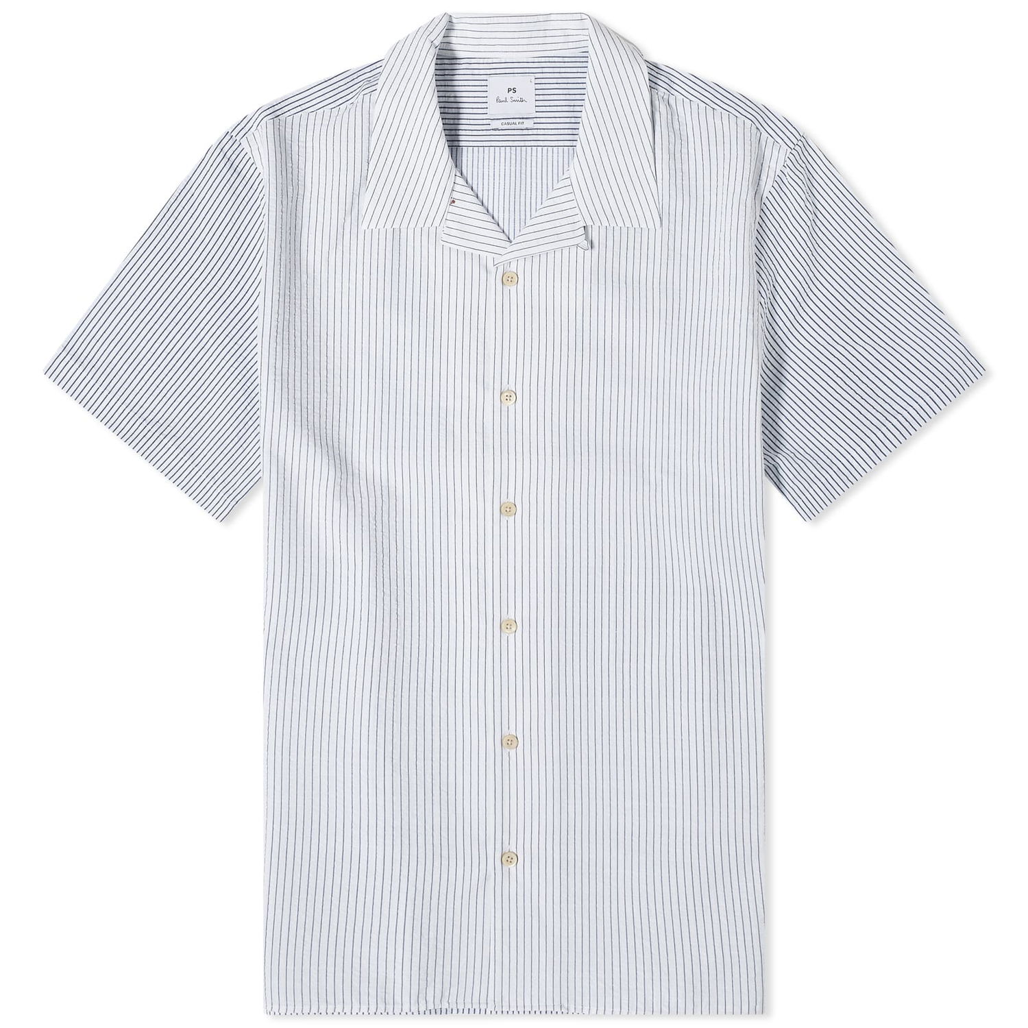 Košeľa Paul Smith Paul Smith Printed Vacation Shirt Biela | M2R-114RM-M21994-01, 1