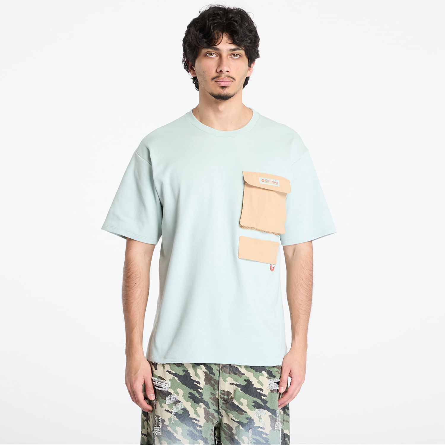 Tričko Columbia Columbia Cove Beach Pocket T-Shirt Tyrkysová | 2126091335, 0