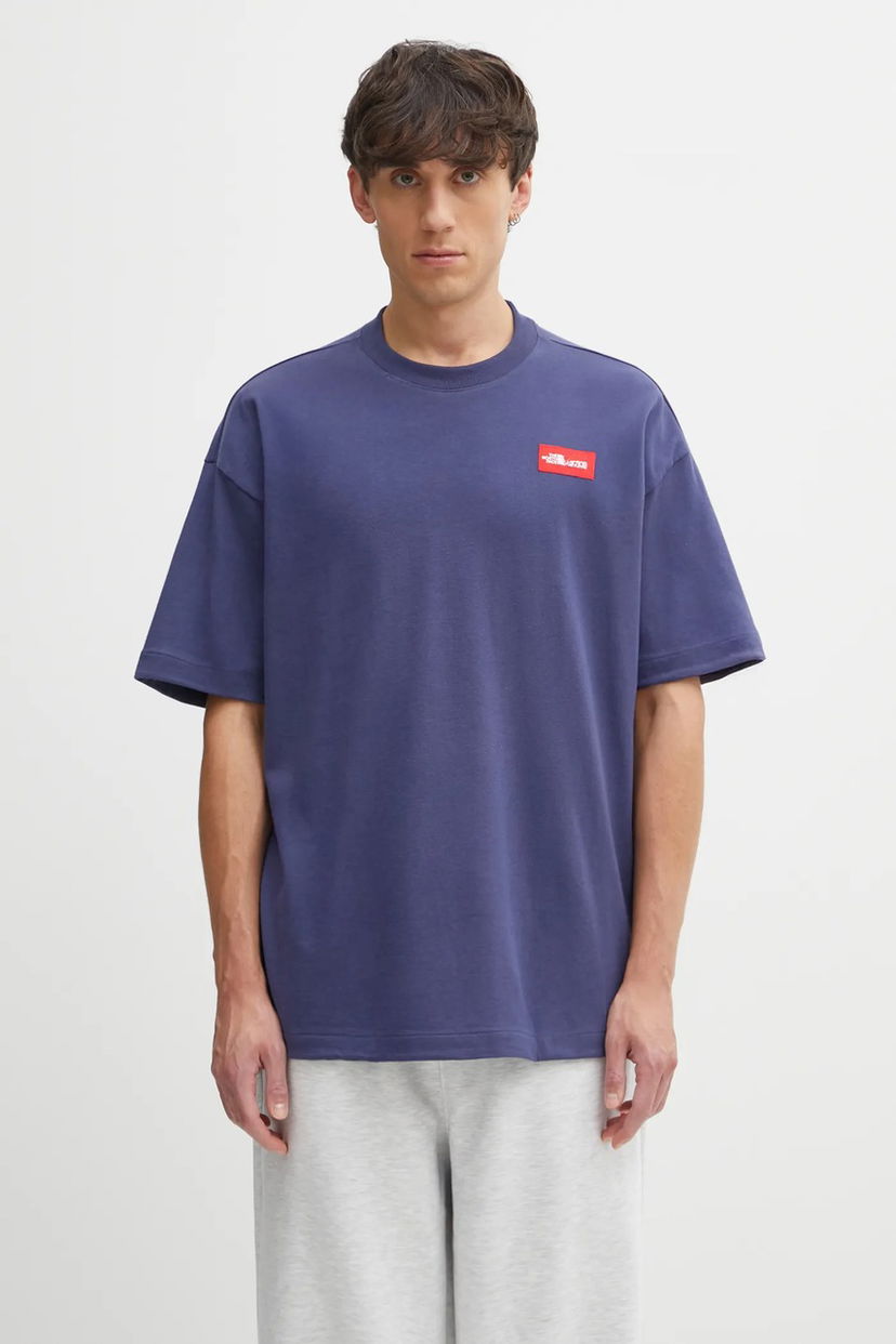 Tričko The North Face Oversized Redbox T-Shirt Modrá | NF0A8EG5BOT1