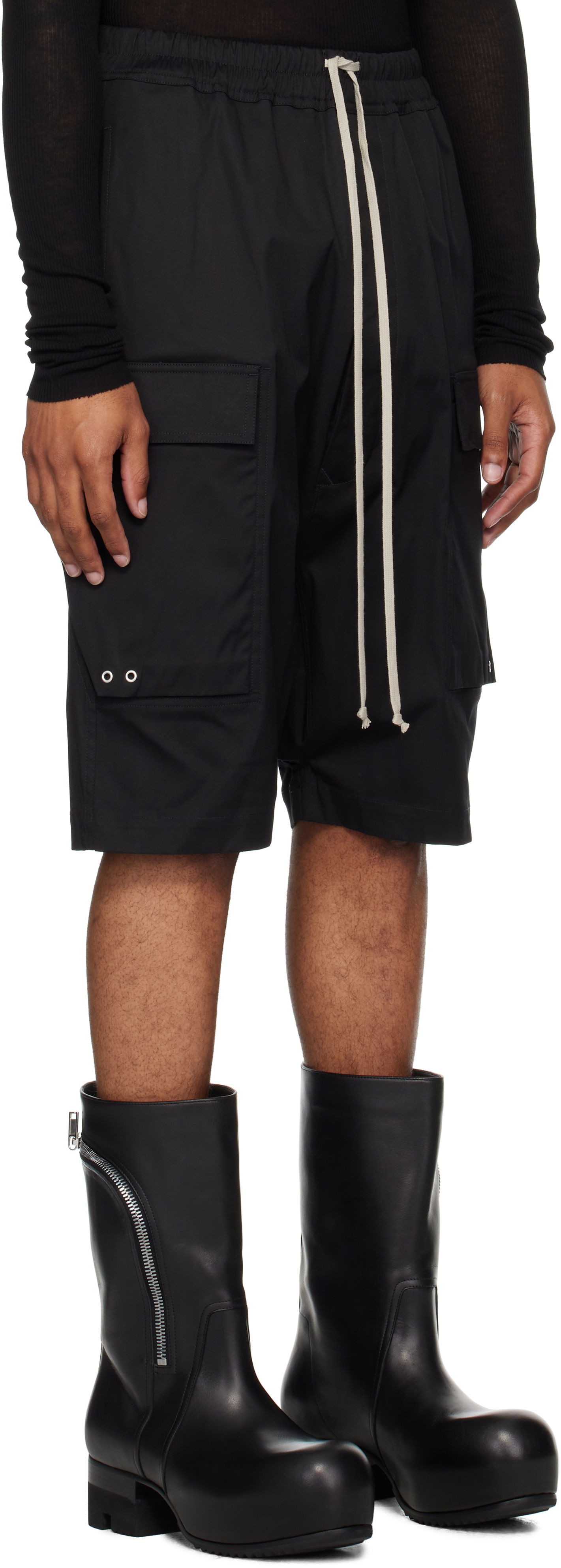 Šortky Rick Owens Rick Owens Concordians Cargo Pods Shorts Čierna | RU02E1389 TE, 1