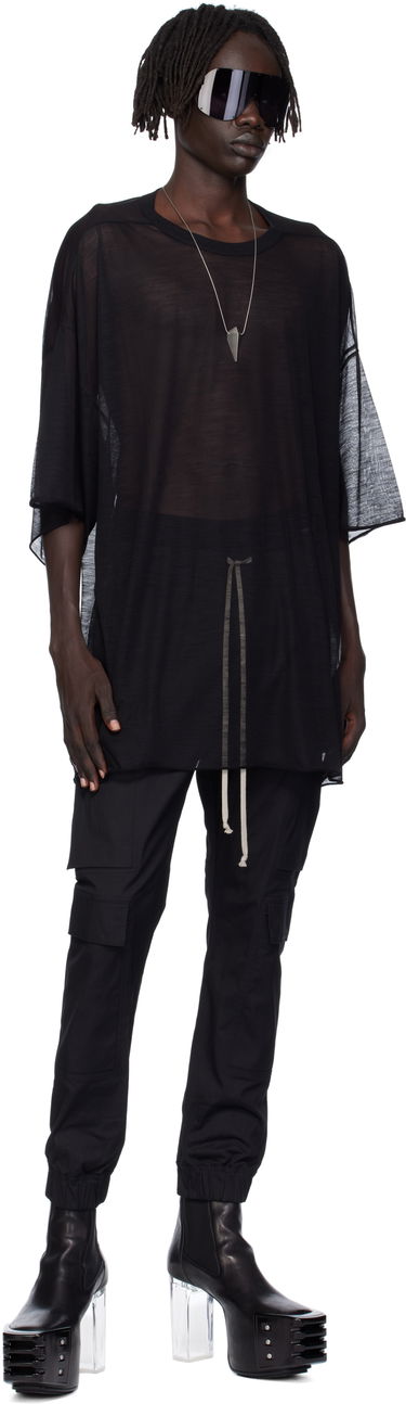 Tričko Rick Owens Rick Owens Concordians Tommy T-Shirt Čierna | RU02E1283 JWR, 3