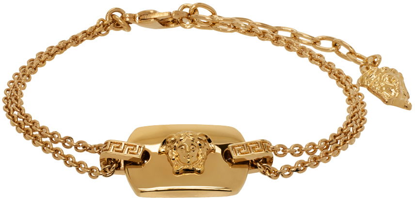 Náramok Versace Medusa Tag Bracelet "Gold" Metalická | 1014253_1A00620_3J000, 0