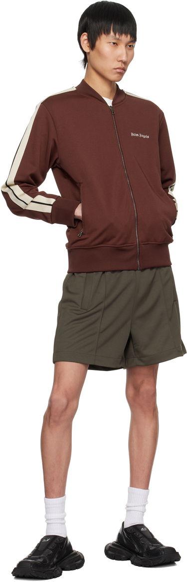 Bomber bunda Palm Angels Palm Angels Classic Logo Track Jacket Hnedá | PMBD061S25FAB0012803, 3