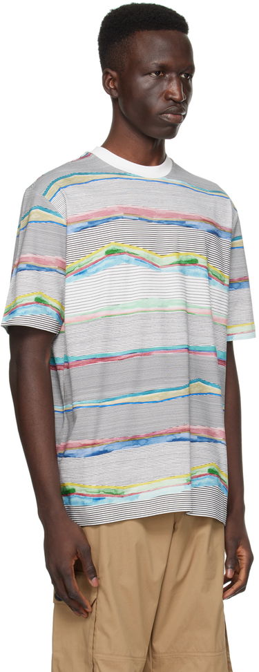 Tričko Paul Smith PS Paul Smith Plains Stripe T-Shirt Rôznofarebný | M2R-220X-M21989-01, 1
