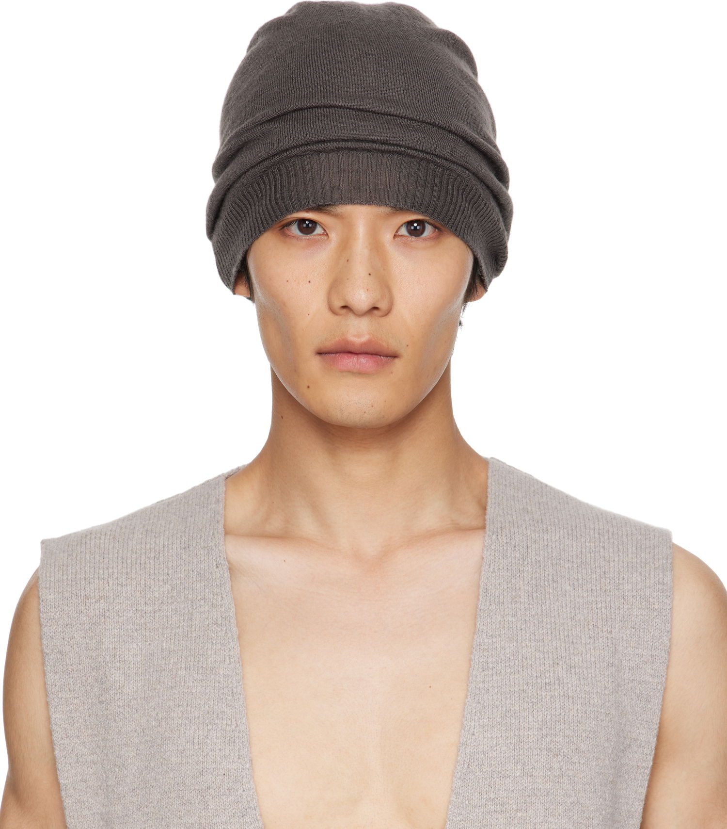 Kulicha Rick Owens Rick Owens Concordians Beanie Šedá | RU02E1494 WS, 0