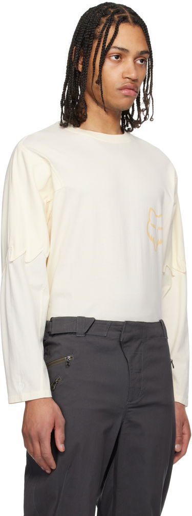 Tričko KIKO KOSTADINOV Kiko Kostadinov Fox Racing Edition Long Sleeve T-Shirt Béžová | 36885-244, 1