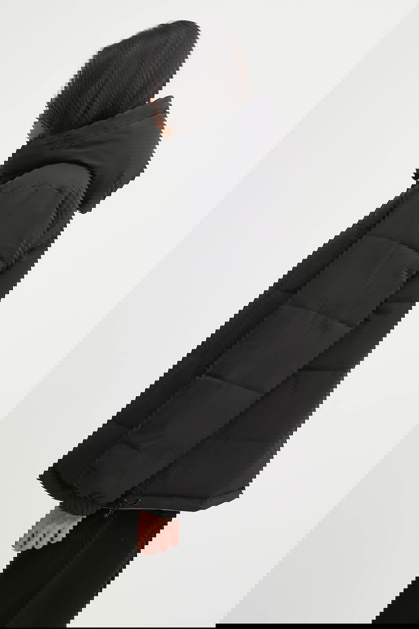 Prešívaná bunda A.P.C. A.P.C. Doudoune Sam Hooded Puffer Jacket Čierna | PSALJ.H30208, 1