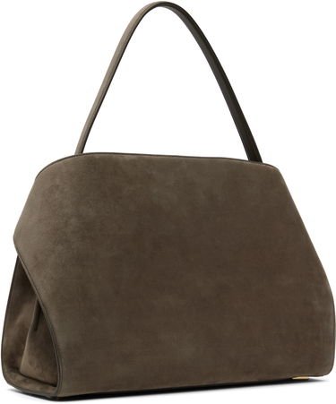 Kabelka FERRAGAMO Ferragamo Hug Soft Suede Bag Zelené | 784184, 2
