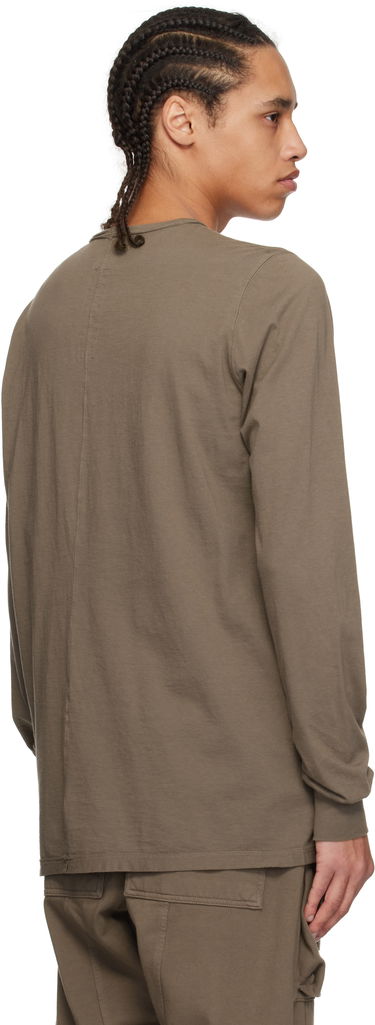 Tričko Rick Owens Rick Owens DRKSHDW Hollywood Level Long Sleeve T-Shirt Hnedá | DU01E3260 RN, 2