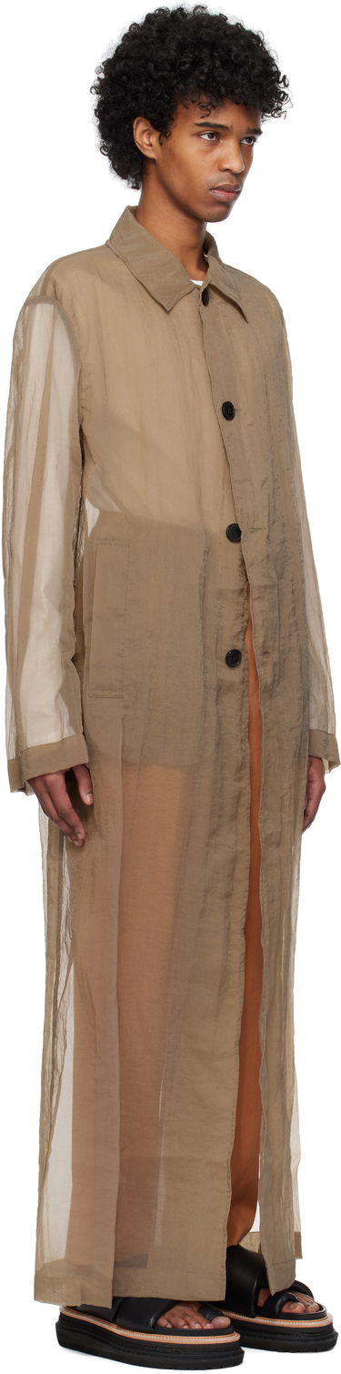 Pláštenka Dries Van Noten Dries Van Noten Loose Fit Mac Coat Hnedá | 251-020213-1329, 1
