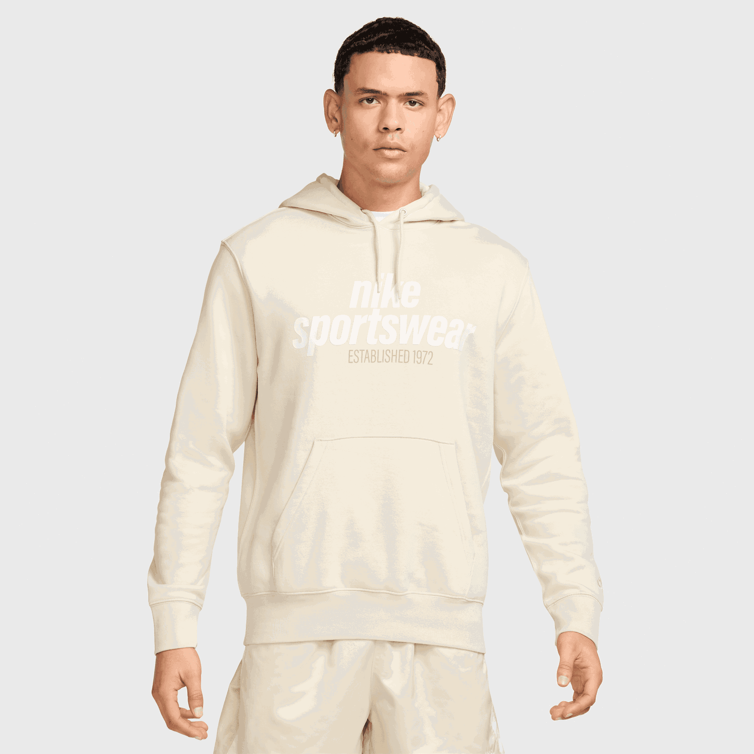 Mikina Nike Nike Club Fleece Hoodie Béžová | HJ2159-234, 1