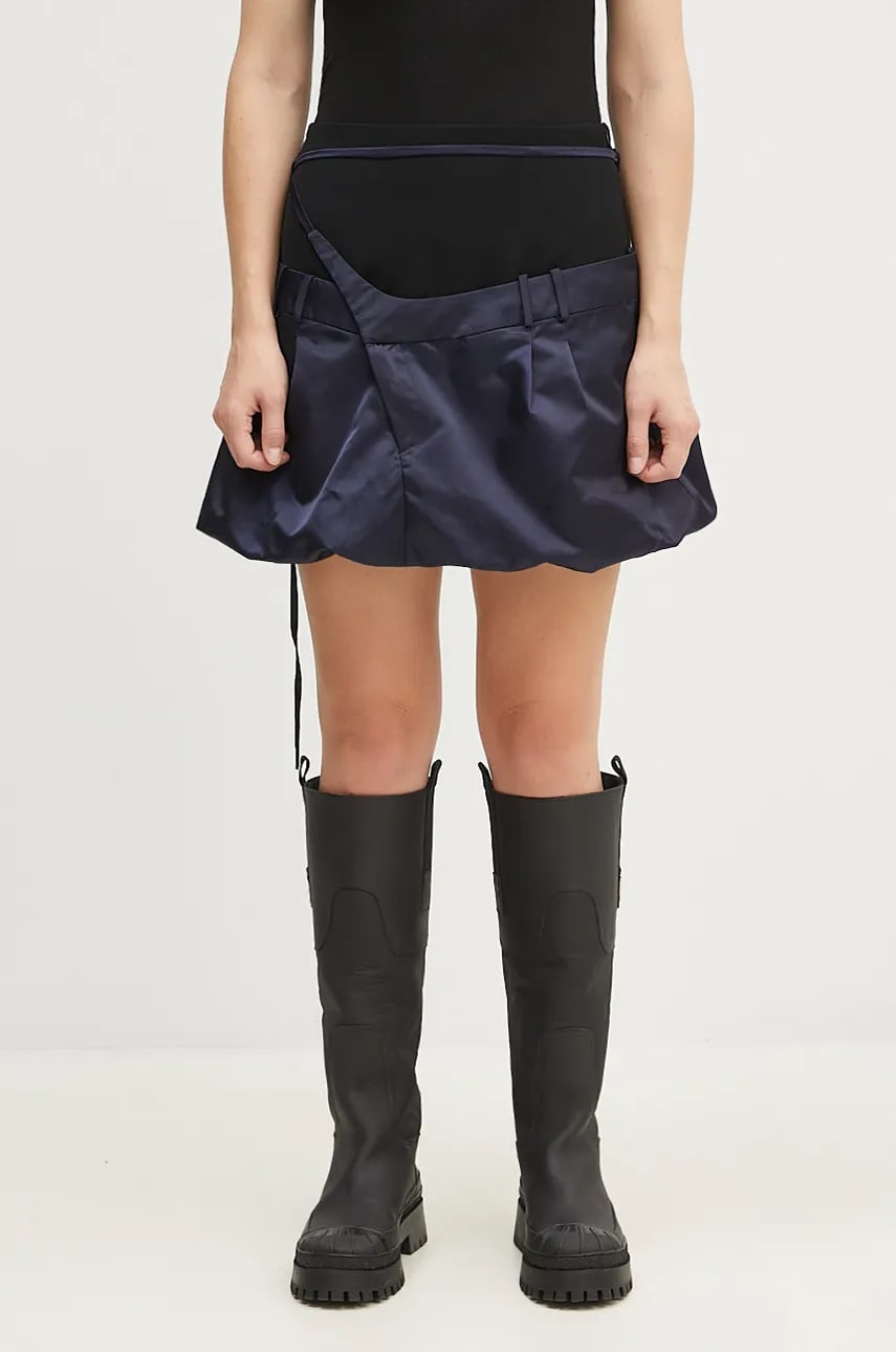 Sukňa Ottolinger Ottolinger Drape Bomber Mini Skirt Navy | 1090606221, 0