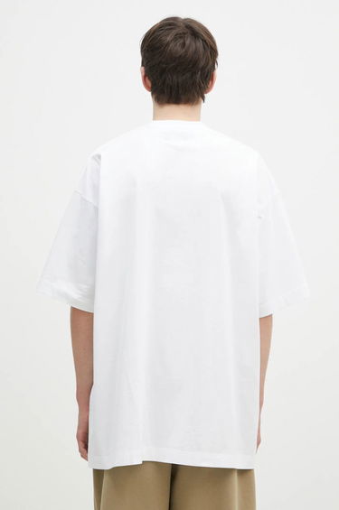 Tričko VETEMENTS Oval Logo Oversized T-Shirt Biela | UA66TR605W, 2