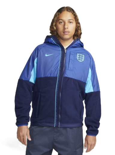 Bunda Nike England AWF Winterized Full-Zip Football Jacket Modrá | DH4889-480