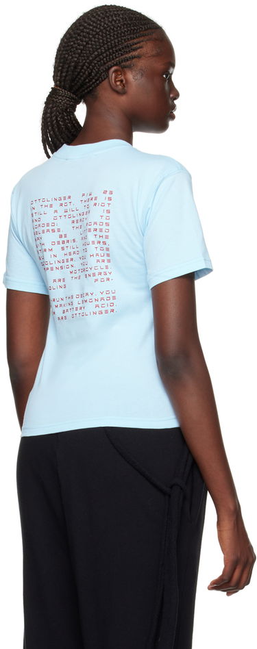 Tričko Ottolinger Ottolinger Otto T-Shirt Modrá | 1501412, 2