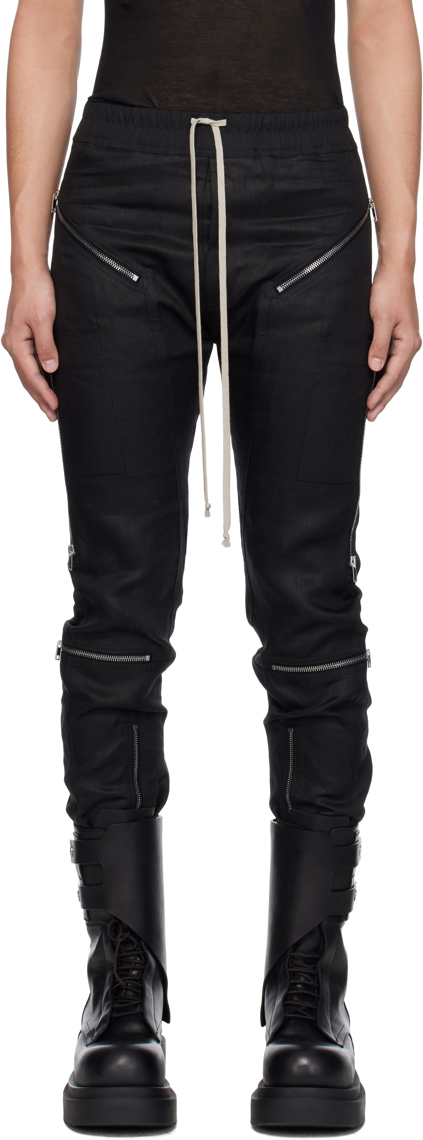 Tepláky Rick Owens Rick Owens Hollywood Headon Trousers Čierna | RU01E5368 TWL, 0