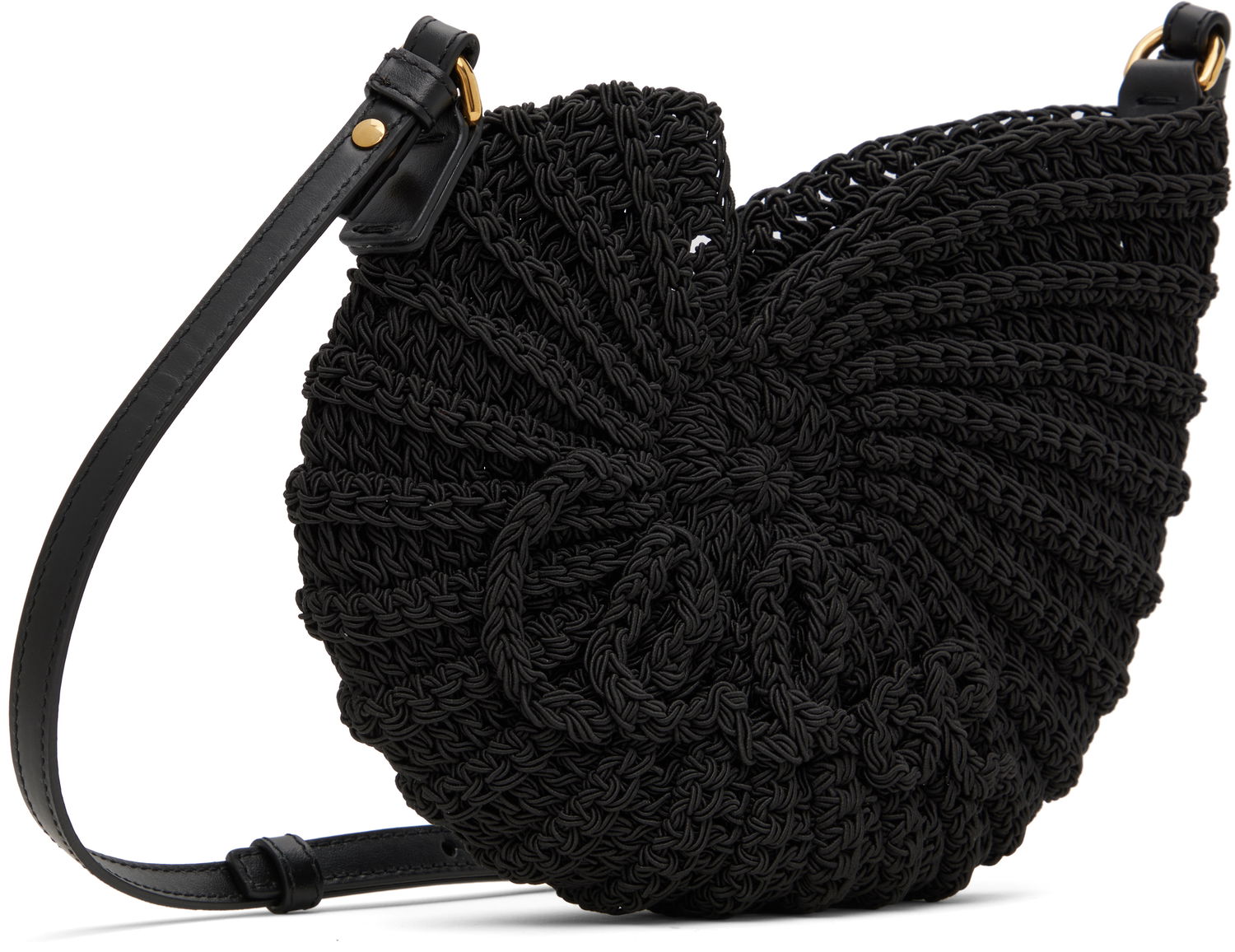 Taška cez rameno CHLOÉ Chloé Sea Treasures Shell Crossbody Bag Čierna | CH25US219P23, 1