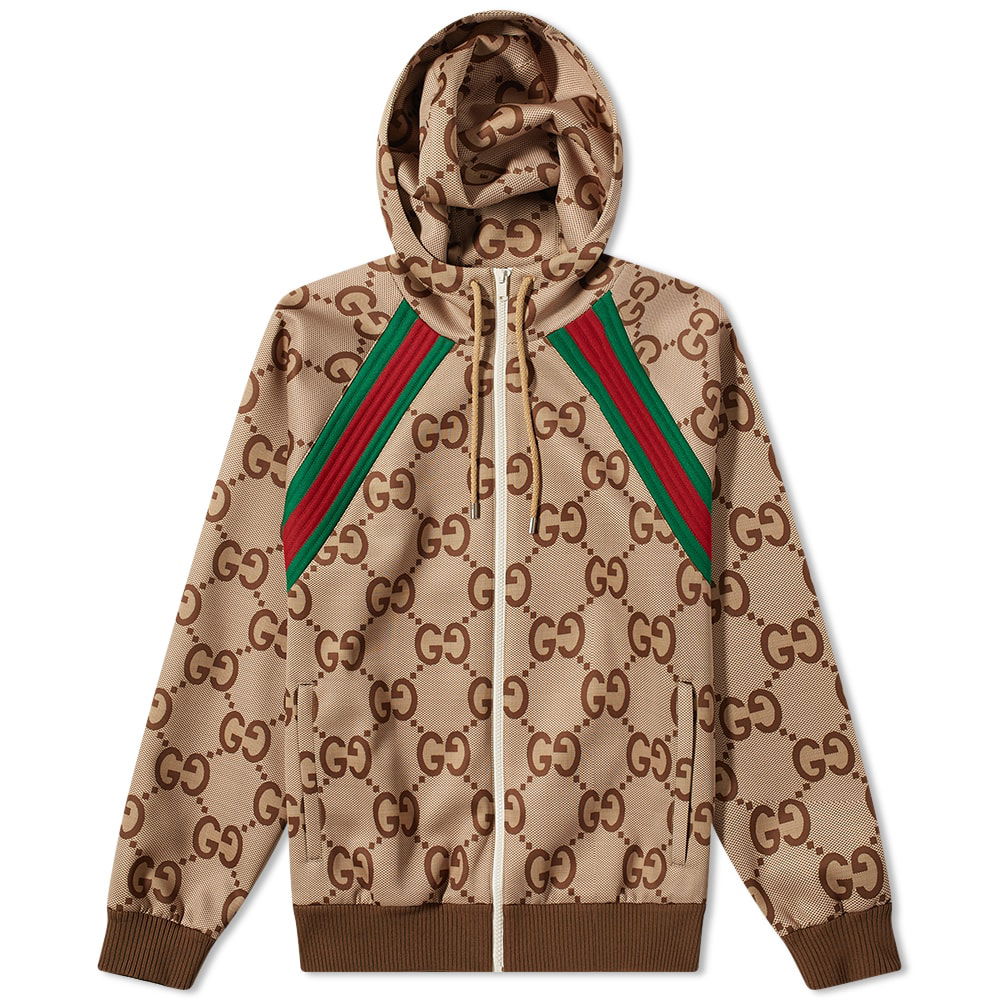 GG Light All Over Hooded Jacket