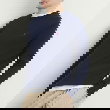 Sveter Polo by Ralph Lauren Cotton Knit Jumper Navy | 710810846-BLU, 5