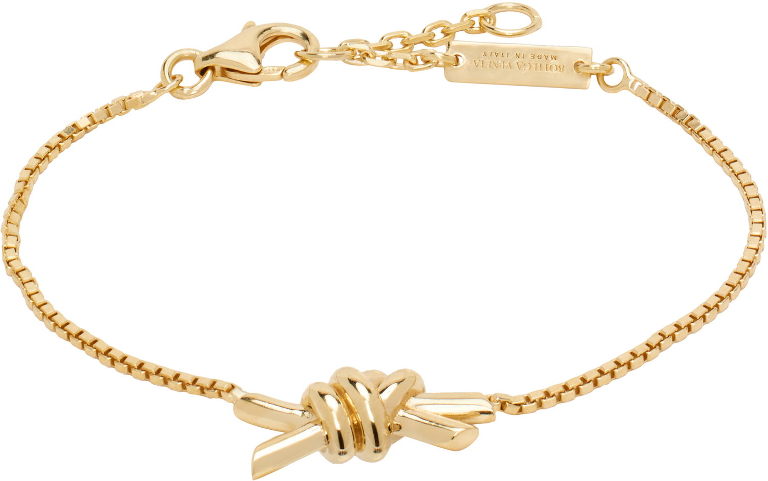 Náramok Bottega Veneta Knot Gold Bracelet Metalická | 815934 VAHU0, 0
