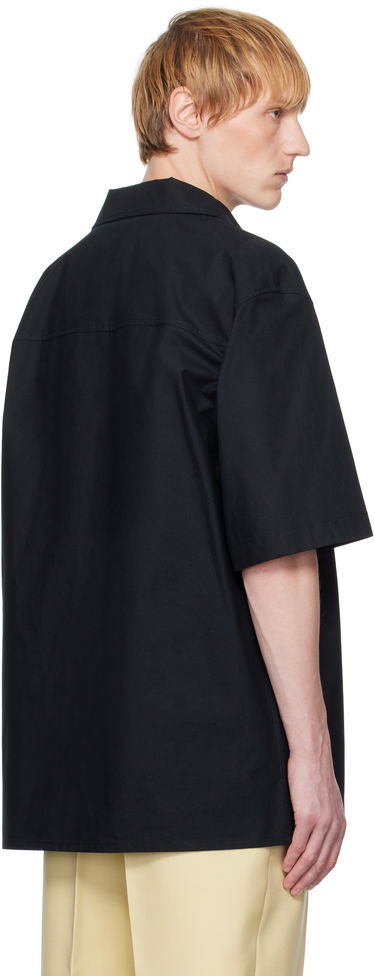 Košeľa Jil Sander Jil Sander Cotton Short Sleeve Shirt Čierna | J47DL0163_J45296, 2