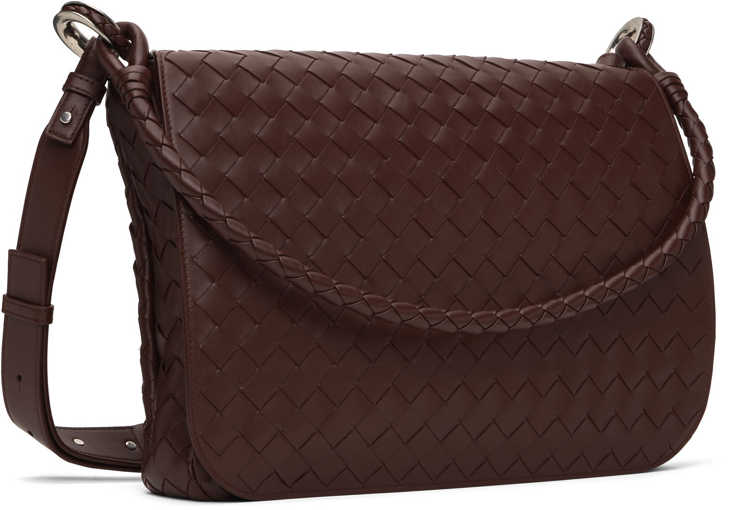 Taška cez rameno Bottega Veneta Bottega Veneta Swing Messenger Bag Hnedá | 795074V2HL12130, 1